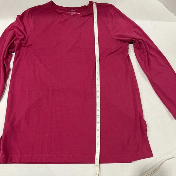 J.Jill Raspberry Fit Twist Back Tunic Medium Petite - Picture 8 of 9